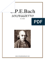 Bach, C P Emanuel - Solfeggietto