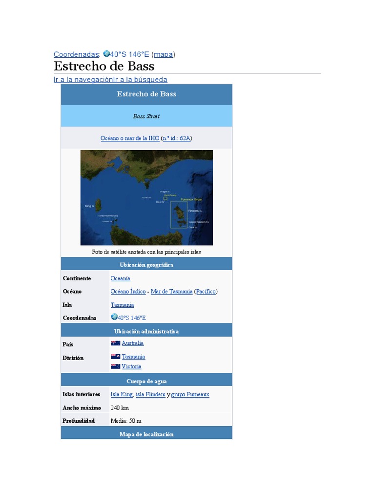 EStrecho de Bass | PDF | Ciencias de la Tierra