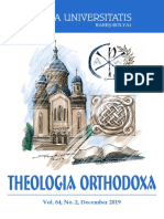 Theologia Orthodoxa: Vol. 64, No. 2, December 2019