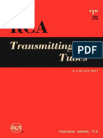 RCA - Transmitting Tubes Technical Manual TT5 1962