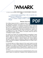 Fuerte Dinamismo Industrial en Monterrey NL Durante 2021