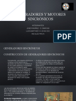 Generadores y Motores Sincrónicos