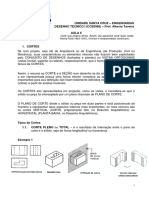 ESTACIO STA CRUZ - ENGENHARIAS - 1.2016 - Desenho Tecnico - AULA 6 - CORTES