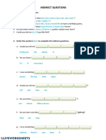 Class 32 Indirect Questions: 1-Circle The Correct Option