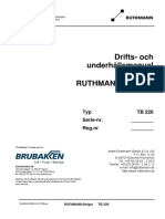 Instruktionsbok Ruthmann TB 220