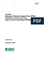 Landsat Enhanced Thematic Mapper Plus (ETM+) Collection 2 (C2) Level 2 (L2) Data Format Control Book (DFCB)