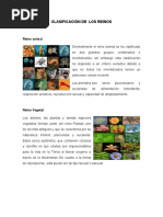 Clasificación de Los Reinos