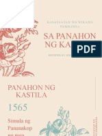 Kasaysayan NG Wikang Pambansa Sa Panahon NG Kastila