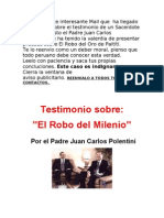 Robo Del Milenio