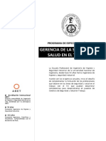 III PE Gerencia SST - Brochure