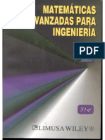 Matematicas Avanzadas Para Ingenieria 3ra Ed. Vol1 [Kreyszing, Erwin]