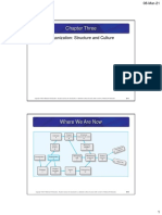 Chapter Three: Organization: Structure and Culture