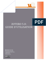ZOTERO_V5_guide utilisation_MAJ_2017