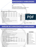 Análise completa de capacidades vocais e habilidades de cantor e professor