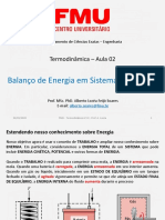 Termodinamica V 3.0 Aula 02 Balanco de Energia