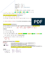 Factorización de Polinomios