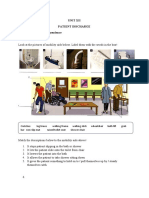 Unit Xii Patient Discharge Evaluating Levels of Independence Vocabulary