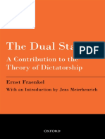 Ernst Fraenkel, Jens Meierhenrich - The Dual State. A Contribution to the Theory of Dictatorship