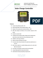 MPPT Solar Charge Controller: Features