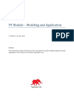 PV Module - Modeling and Application: T-TN002 (v1.1) July, 2015