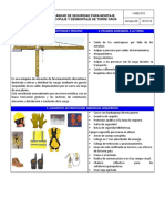 Normas de seguridad para montaje y operación de torre grúa