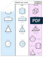 Perimetre Aire Volume