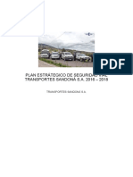 Plan Estrategico de Seguridad Vial Trasandona Fin 31032017