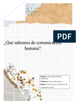 COMUNICACIÓN HUMANA