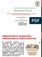 PRESUPUESTO MUNICIPAL, OFICIAL