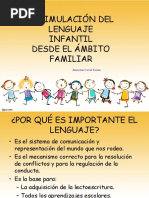 Estimulacion Del Lenguaje en Infantil Desde El Ambito Familiar