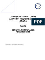Overseas Territories Aviation Requirements (Otars)