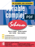 Variable Compleja Serie Schaum Murray Spiegel
