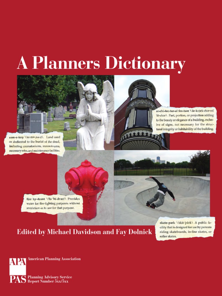 A Planner's Dictionary PDF Definition Chemical Substances