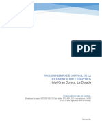 Procedimiento de control de documentación y registros