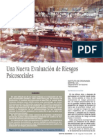 Una Nueva Evaluacción de Riesgos Psicosociales