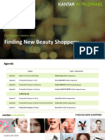 Kantar Worldpanel 2018 Cosmetic Seminar Finding New Shoppers Condensed ENG