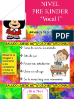 Clase Vocal I Prekinder