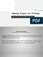 Ongoing Project For Pitching: Prepared By: Bagongon, Cogalito, Delfino, Granada, Libres