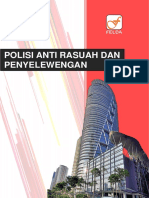 Polisi Anti Rasuah Dan Penyelewengan Felda