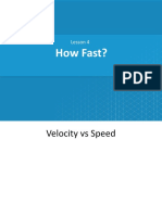 Velocity and Speed