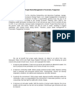 A Proposal For Proper Waste Management in Pozorrubio, Pangasinan