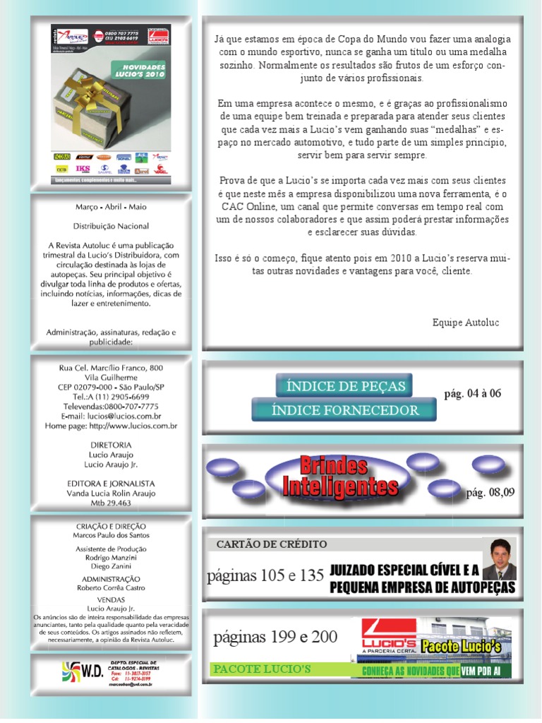 Autoluc 01 de 05 | PDF | Suspensão (veículo) | Engenharia de