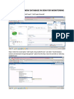 How To Add A New Database in Oem For Monitoring: Step 1: Navigate To "Setup" "Add Target" "Add Targets Manually"