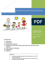 Sociological Foundations of Education: The Role of Family in Education