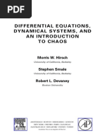 Differentialequations, Dynamicalsystems, and Anintroduction Tochaos