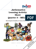 Mathematics: Learning Activity Sheet Quarter 3 - MELC 7