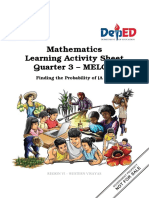 Mathematics: Learning Activity Sheet Quarter 3 - MELC 8