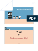 Technopreneurship: The Disruptors