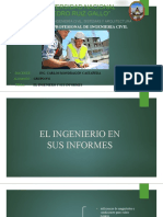 El Ingeniero en Sus Informes