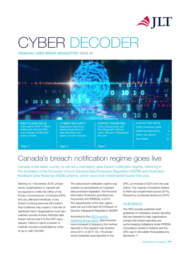 Cyber Decoder Newsletter Issue 40 | PDF | Computer Security | Security